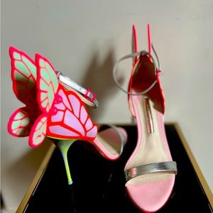 Pre-owned multi- color sandals worn twice.